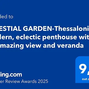 Celestial Garden-thessaloniki's Modern, Eclectic Penthouse With An Amazing View And Veranda Διαμέρισμα